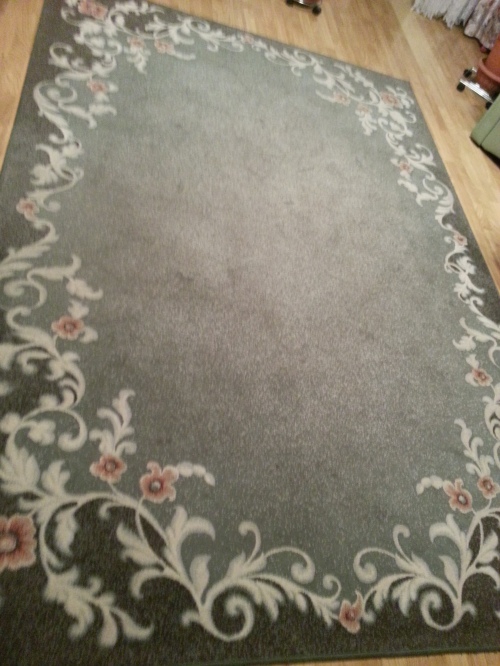 Czyszczenie dywanu domowego PRZED